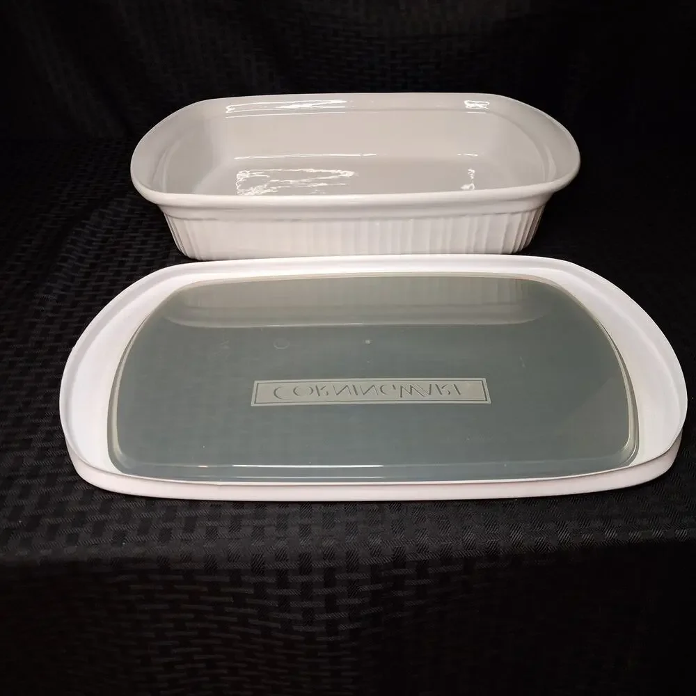 CorningWare french white